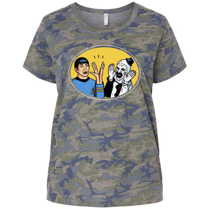 Ladies Curvy Jersey - A23L4TV9 - Vintage Camo - 5