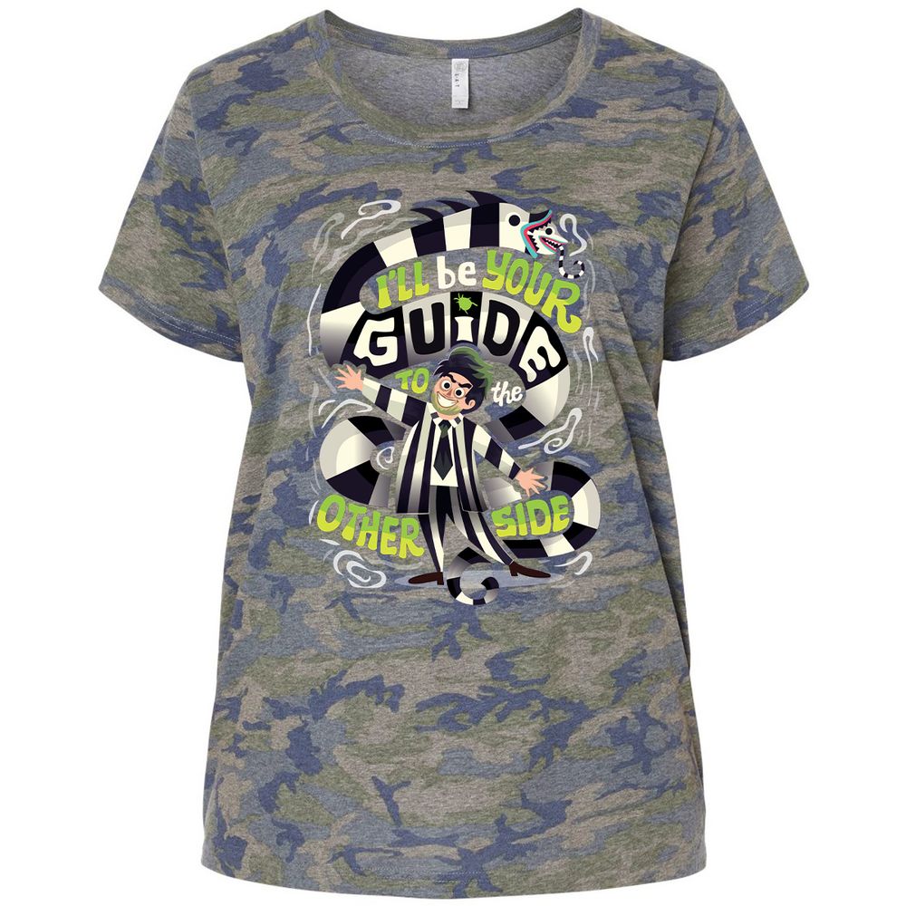 Ladies Curvy Jersey - XVEMGA9M - Vintage Camo - 5