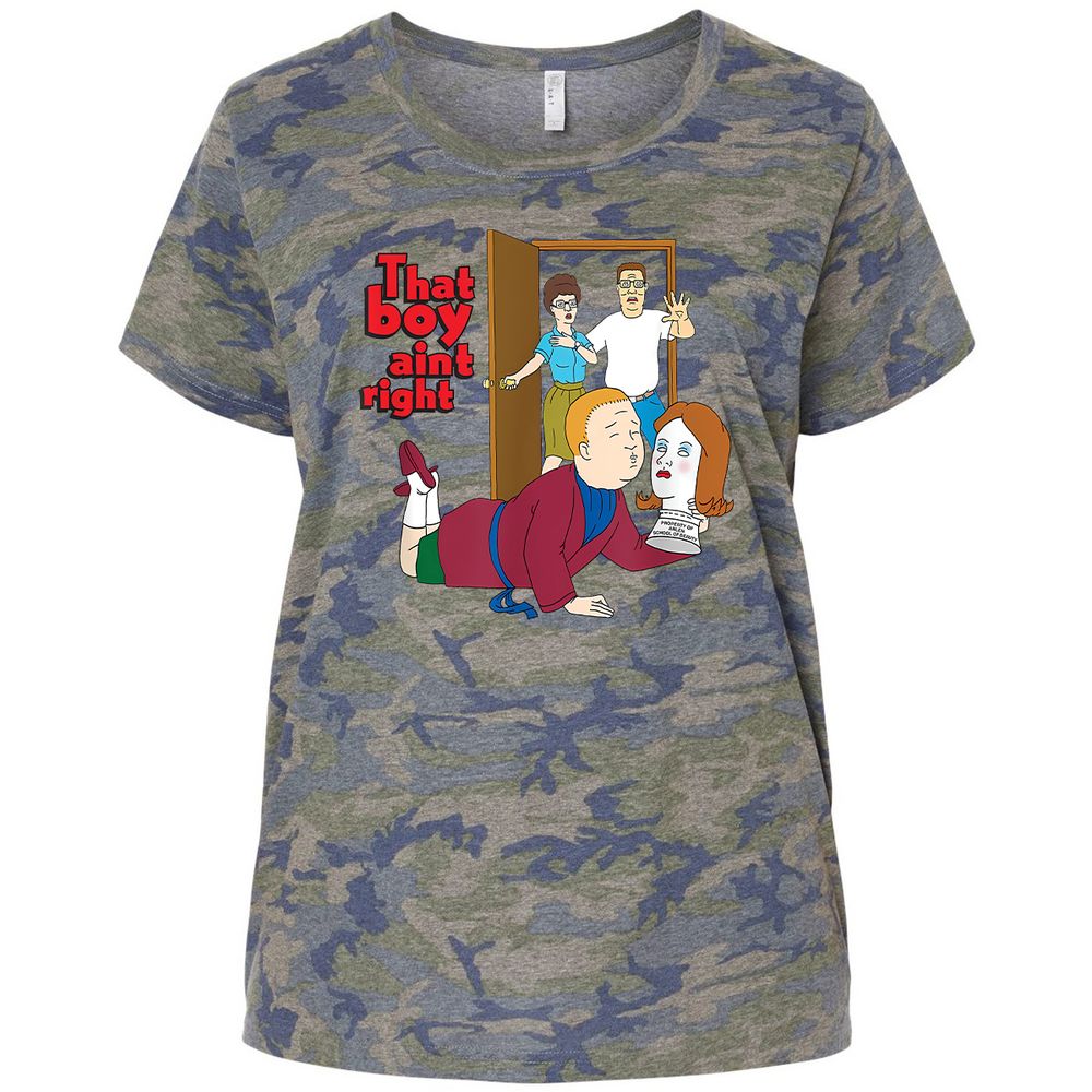 Ladies Curvy Jersey - P7WPNGS6 - Vintage Camo - 5