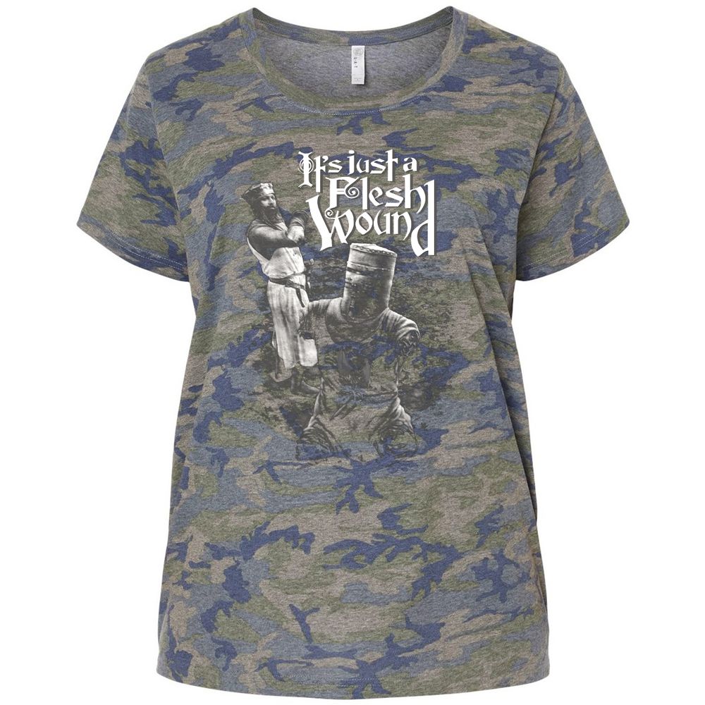 Ladies Curvy Jersey - GDPC9PFR - Vintage Camo - 5