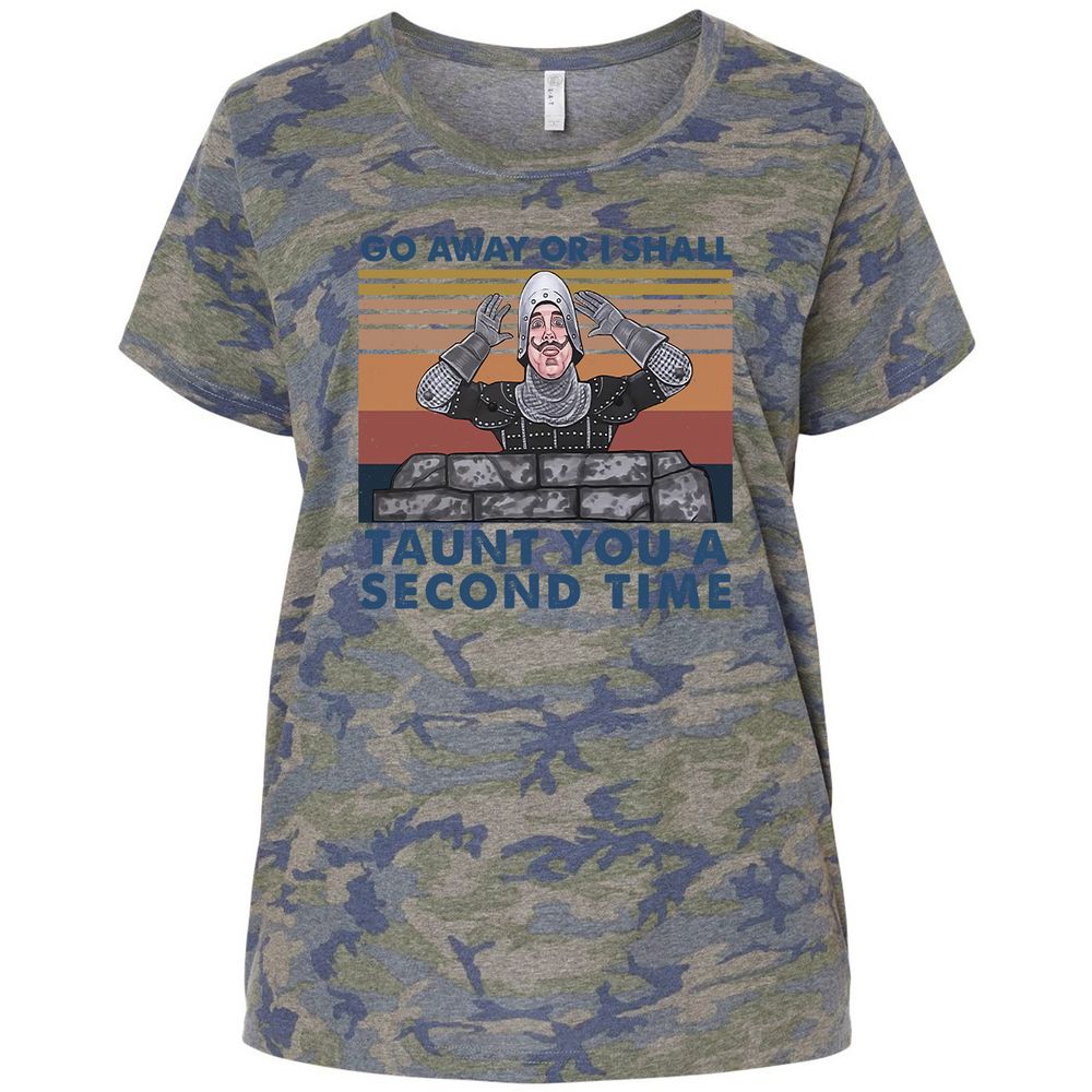 Ladies Curvy Jersey - JM5QGDVS - Vintage Camo - 5