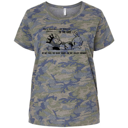 Ladies Curvy Jersey - 3B5XY5KZ - Vintage Camo - 5