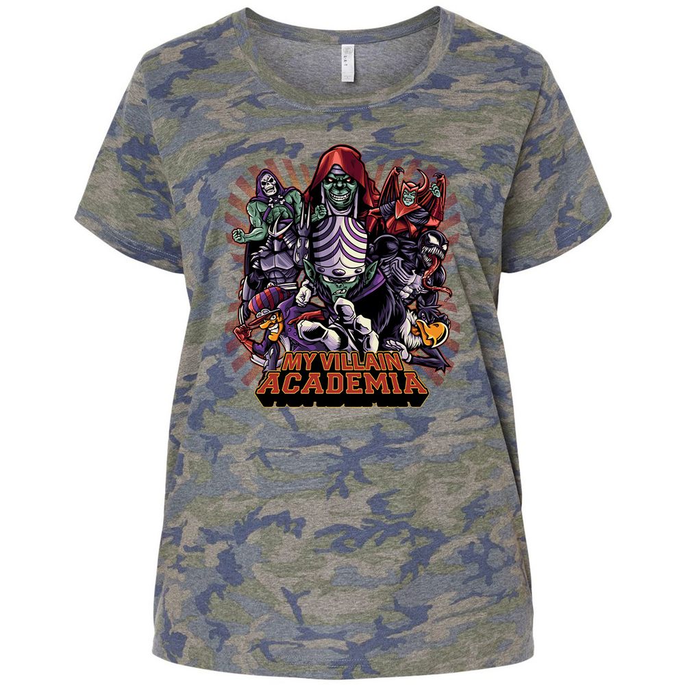 Ladies Curvy Jersey - ZM1LFW9Y - Vintage Camo - 5