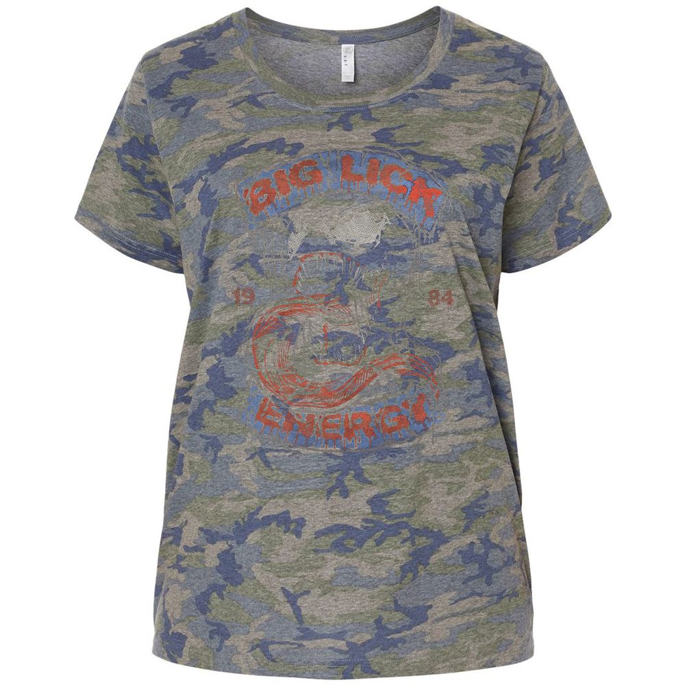 Ladies Curvy Jersey - LZG9XCEZ - Vintage Camo - 5