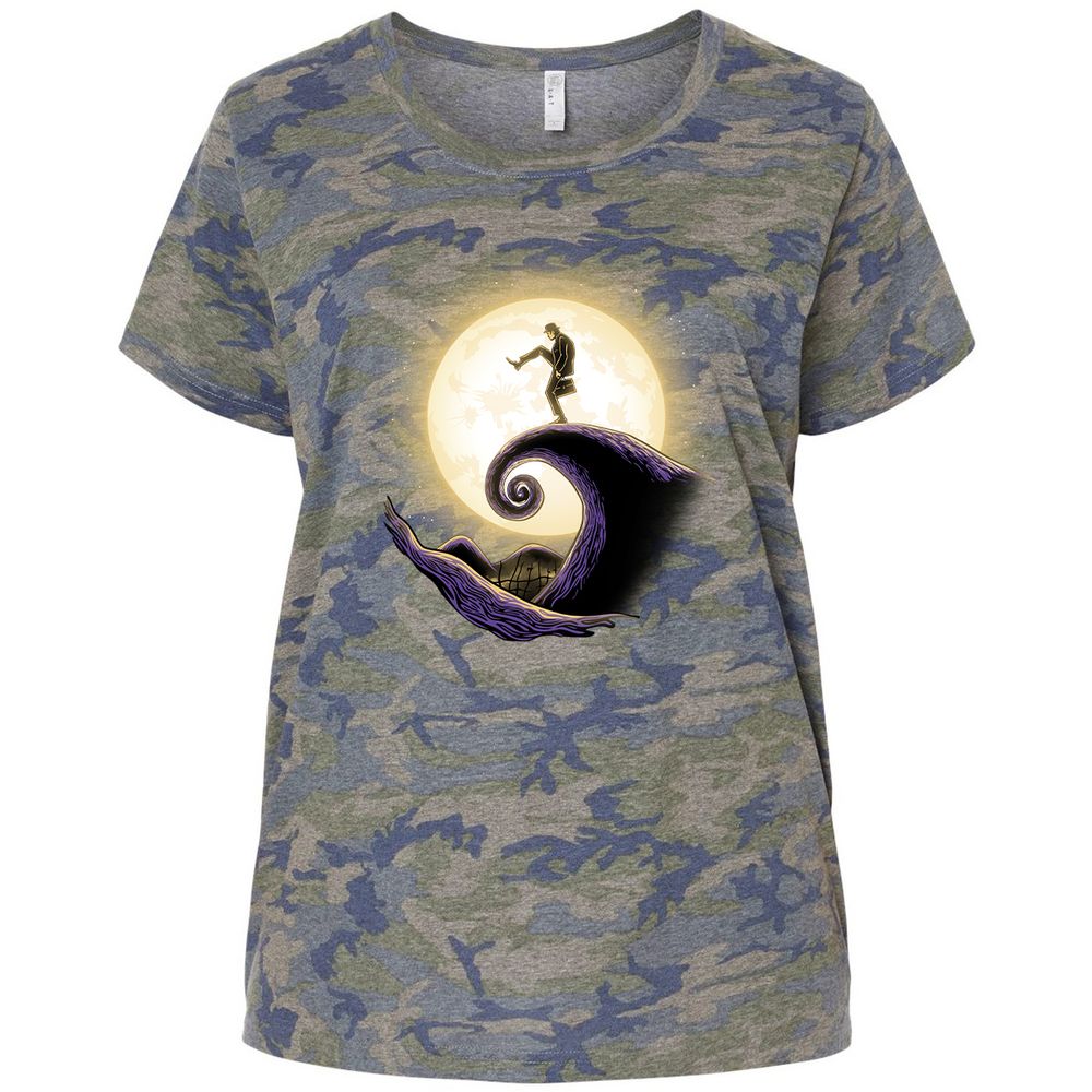 Ladies Curvy Jersey - LA1DBR3P - Vintage Camo - 5