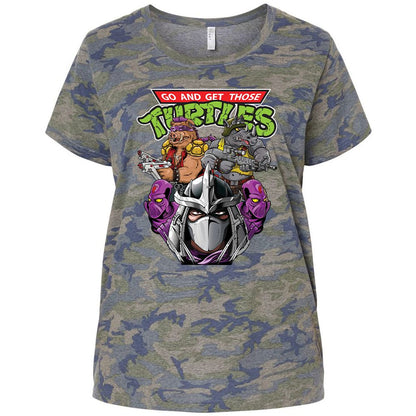 Ladies Curvy Jersey - D6QKMHF6 - Vintage Camo - 5