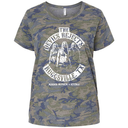 Ladies Curvy Jersey - 88LXYN2A - Vintage Camo - 5