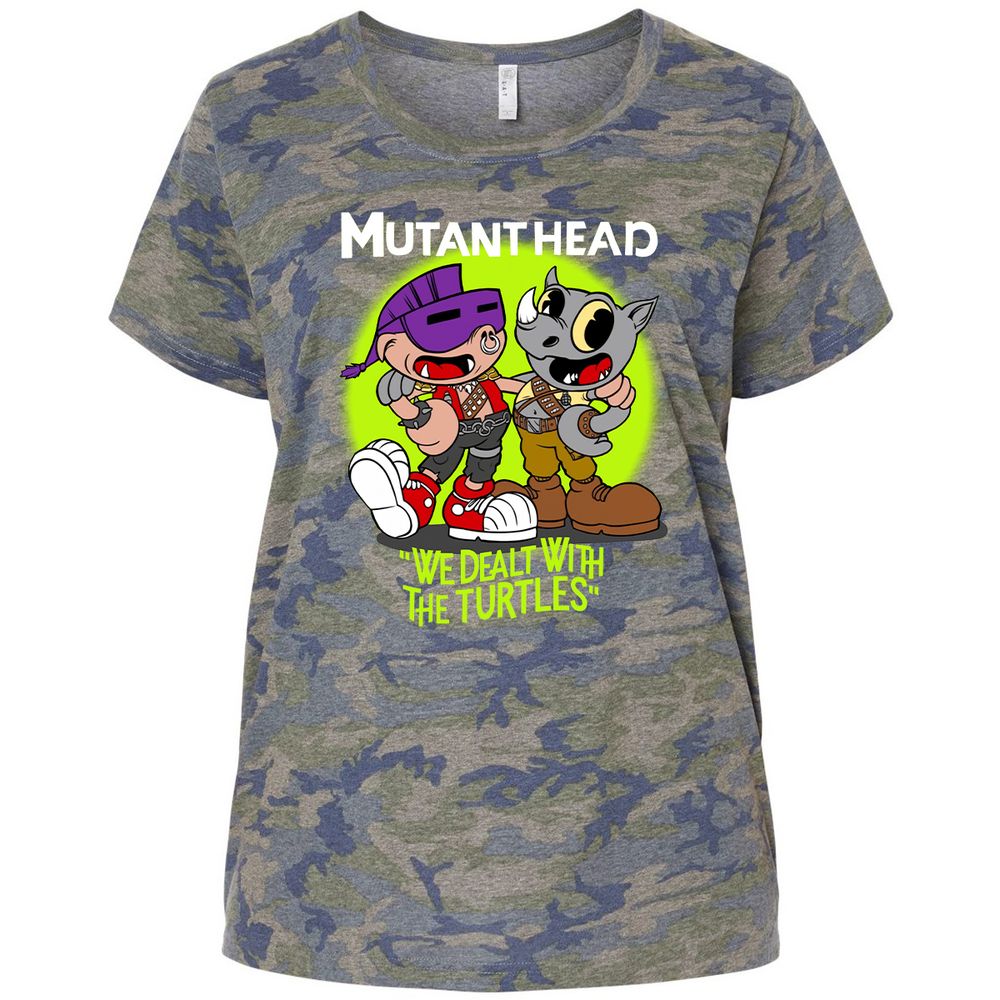 Ladies Curvy Jersey - DG3CW2S6 - Vintage Camo - 5