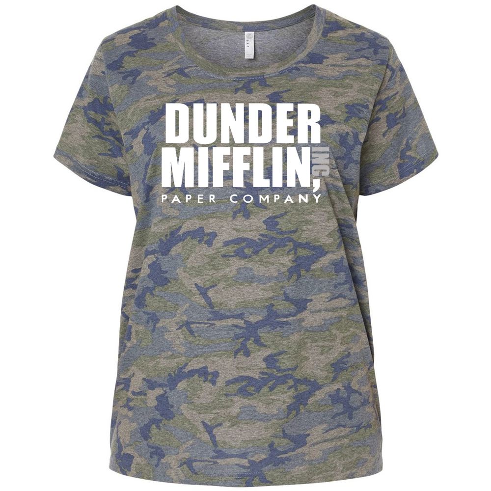 Ladies Curvy Jersey - XBYKJ7TE - Vintage Camo - 5