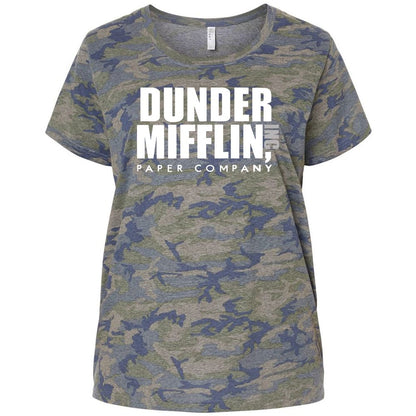 Ladies Curvy Jersey - XBYKJ7TE - Vintage Camo - 5