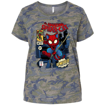 Ladies Curvy Jersey - VKNUNAUN - Vintage Camo - 5