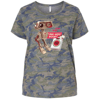 Ladies Curvy Jersey - 9458HG7V - Vintage Camo - 5