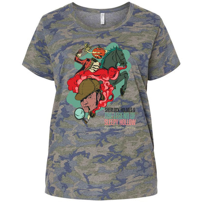 Ladies Curvy Jersey - 7D4A71BB - Vintage Camo - 5