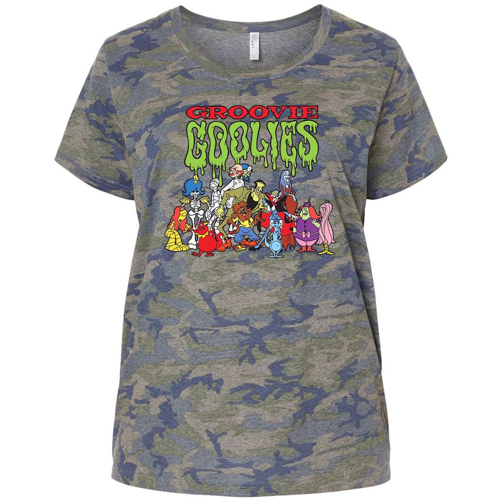 Ladies Curvy Jersey - 55WBA7TG - Vintage Camo - 5