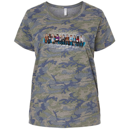 Ladies Curvy Jersey - XP9AFUPW - Vintage Camo - 5