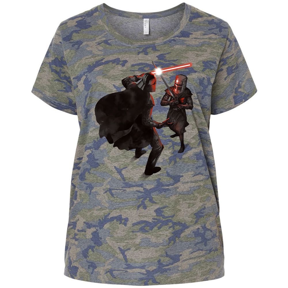 Ladies Curvy Jersey - AEGN2GVD - Vintage Camo - 5