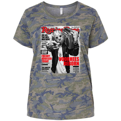 Ladies Curvy Jersey - 8CQUGNLQ - Vintage Camo - 5