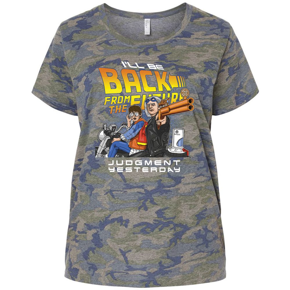 Ladies Curvy Jersey - T9NSC7NA - Vintage Camo - 5