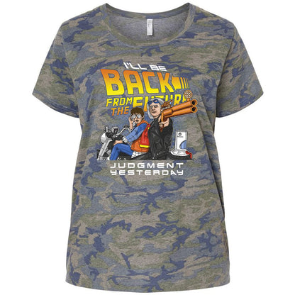 Ladies Curvy Jersey - T9NSC7NA - Vintage Camo - 5