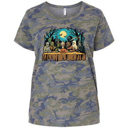 Ladies Curvy Jersey - WHCK8PGE - Vintage Camo - 5