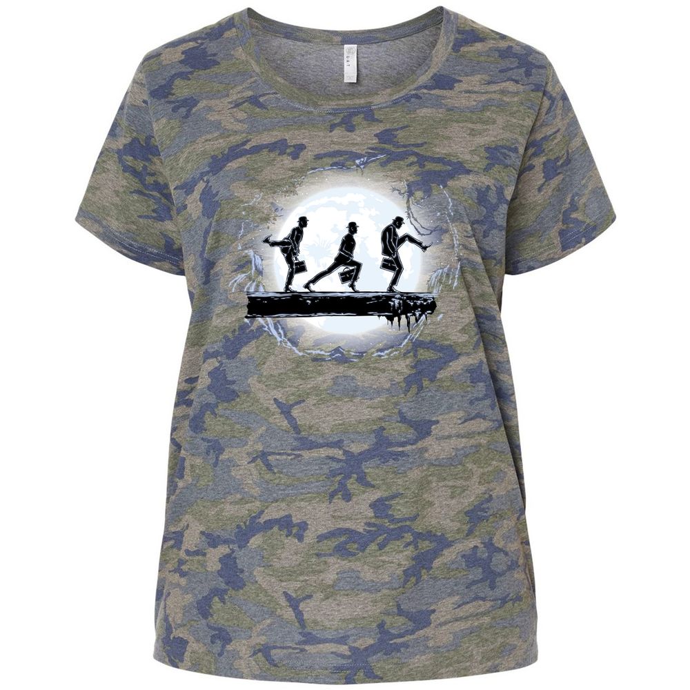 Ladies Curvy Jersey - JLJP6AYF - Vintage Camo - 5