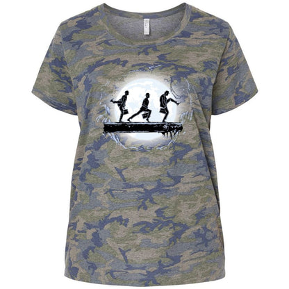 Ladies Curvy Jersey - JLJP6AYF - Vintage Camo - 5