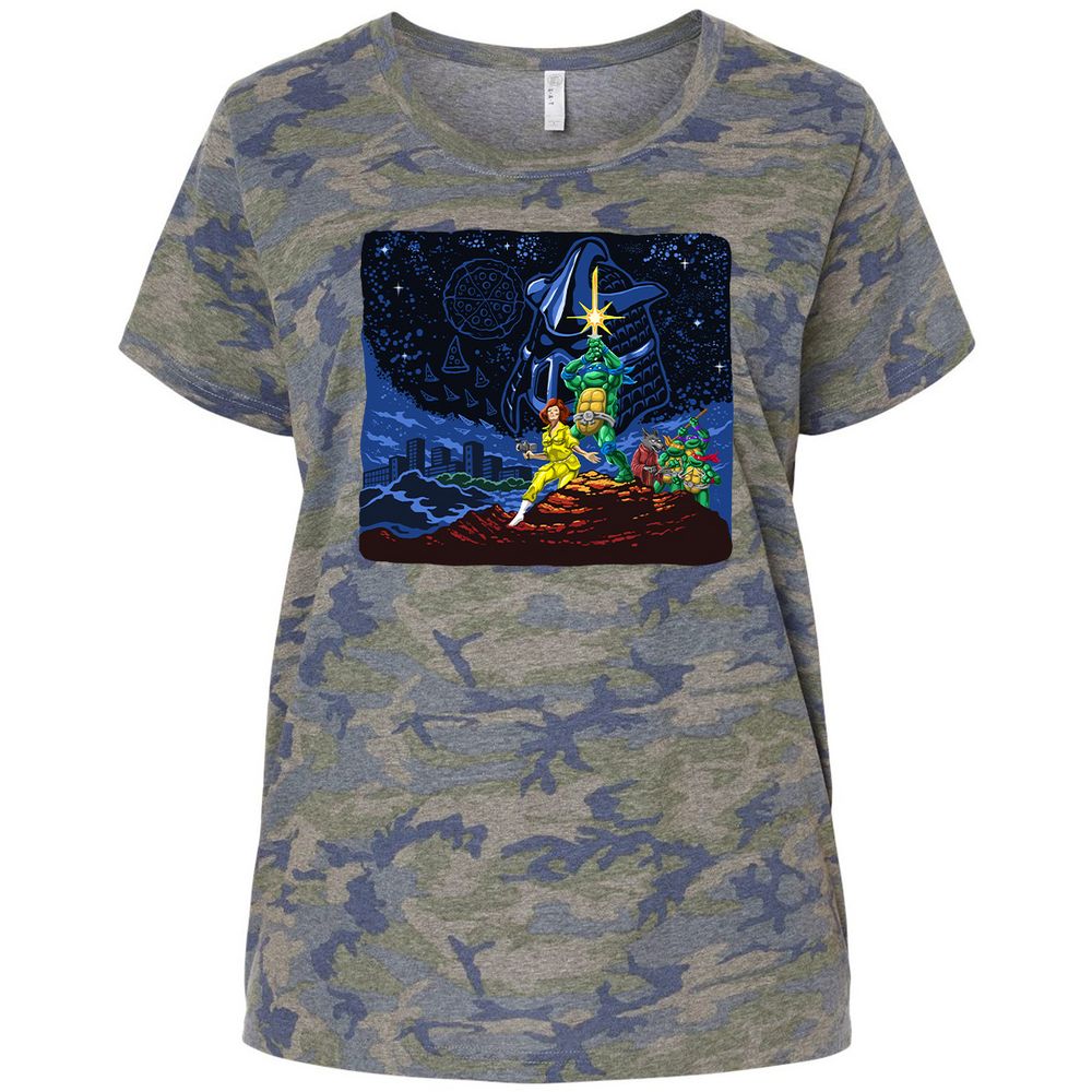 Ladies Curvy Jersey - GRCG4Y2P - Vintage Camo - 5