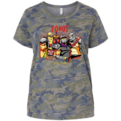 Ladies Curvy Jersey - YLBV8R8C - Vintage Camo - 5