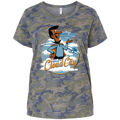 Ladies Curvy Jersey - WZ4C54FP - Vintage Camo - 5