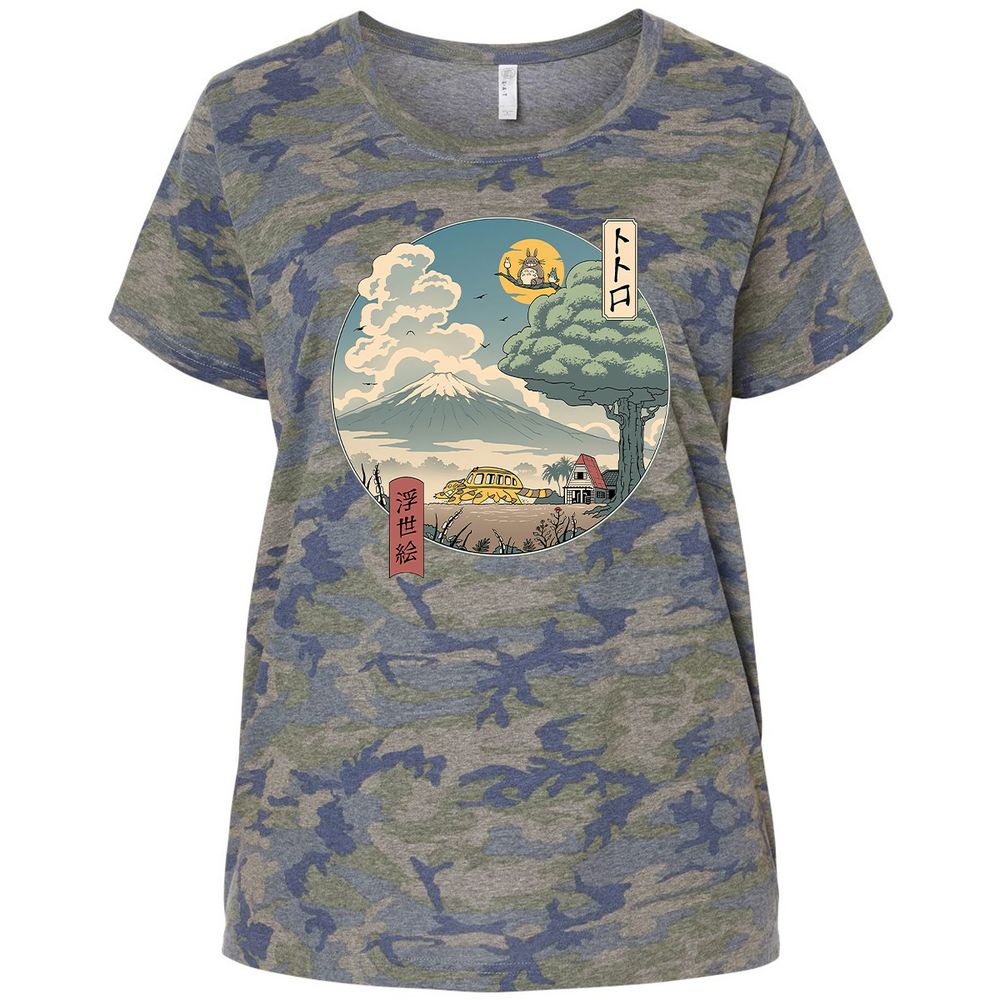 Ladies Curvy Jersey - E53YXYGB - Vintage Camo - 5