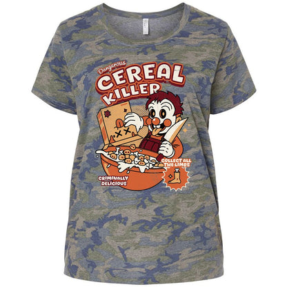 Ladies Curvy Jersey - 1V7FS5U6 - Vintage Camo - 5