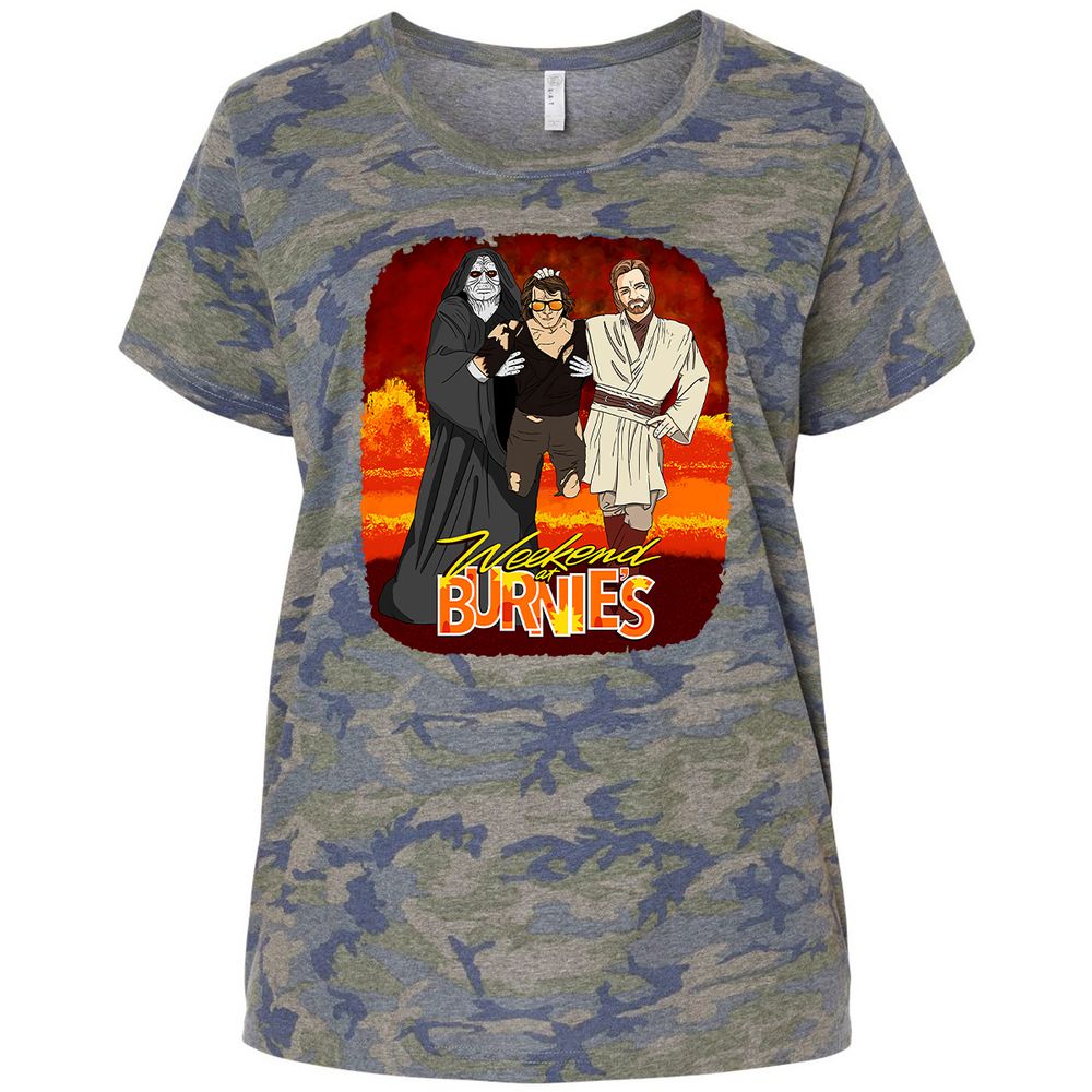 Ladies Curvy Jersey - SNKFWMZJ - Vintage Camo - 5