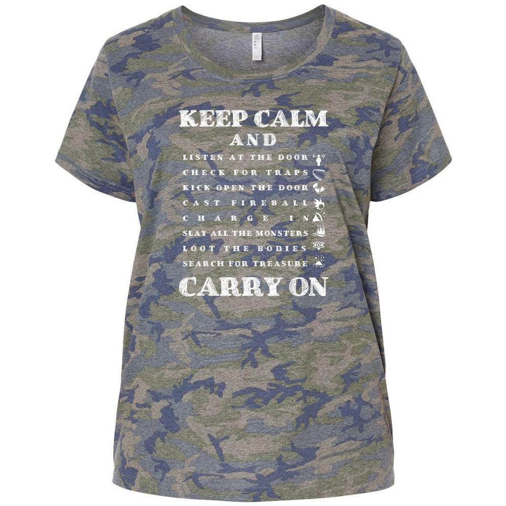 Ladies Curvy Jersey - SAVSA9JW - Vintage Camo - 5