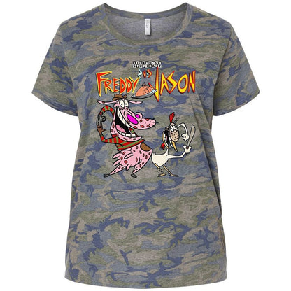 Ladies Curvy Jersey - ZBD3MYDP - Vintage Camo - 5