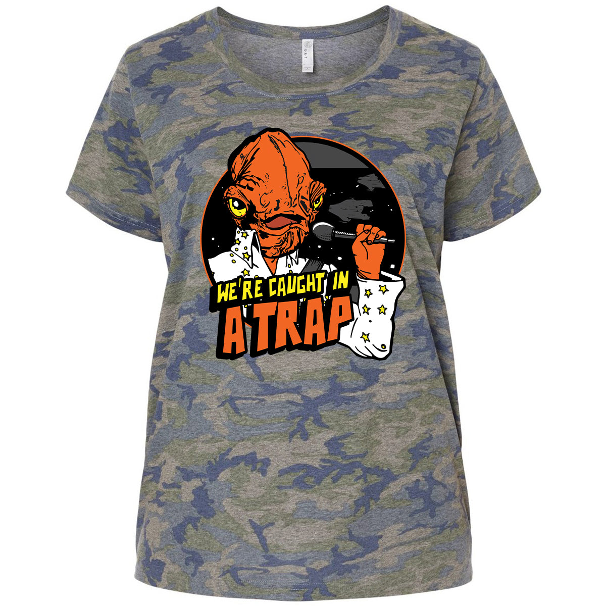 Ladies Curvy Jersey - 2686UUCC - Vintage Camo - 5