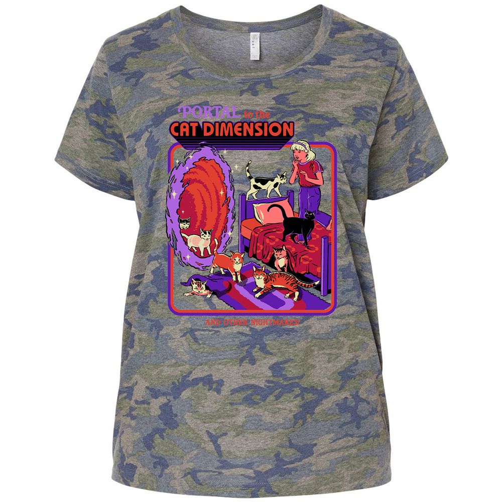 Ladies Curvy Jersey - MMS7WH2S - Vintage Camo - 5