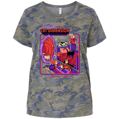 Ladies Curvy Jersey - MMS7WH2S - Vintage Camo - 5