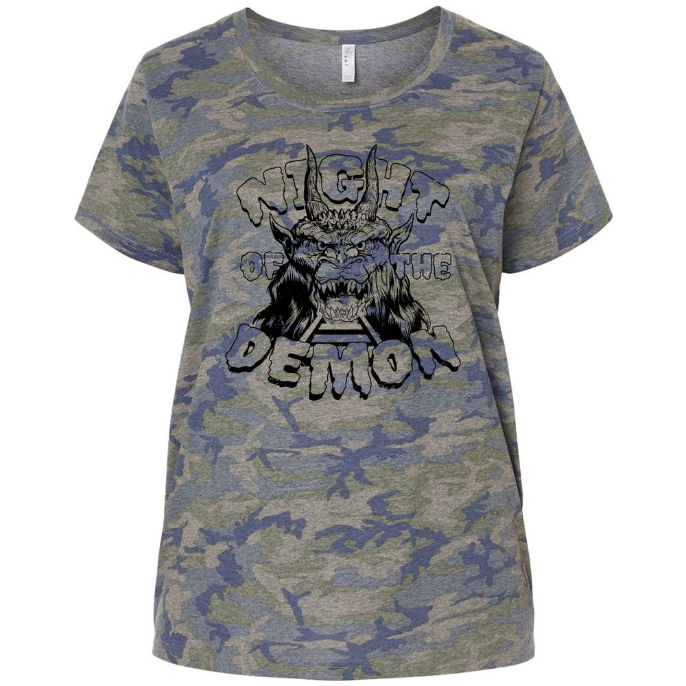 Ladies Curvy Jersey - CUDFGDFH - Vintage Camo - 5