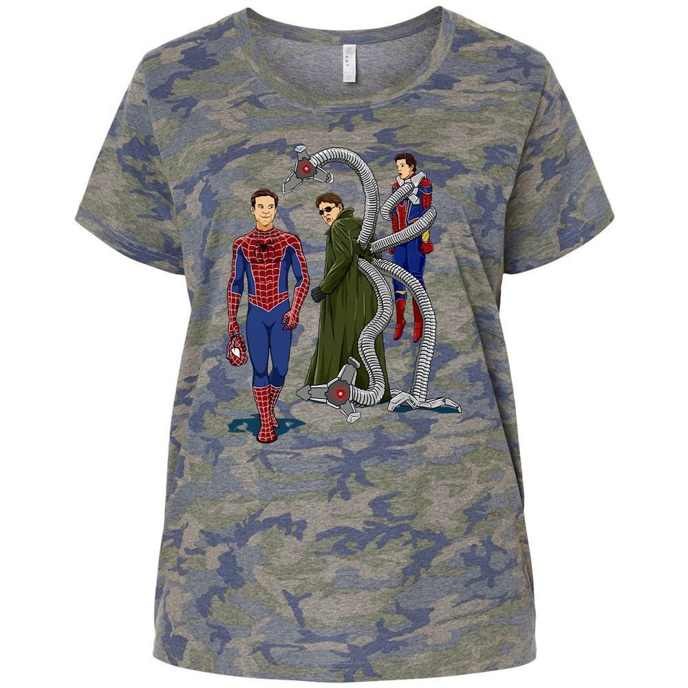 Ladies Curvy Jersey - 2WEQF94Y - Vintage Camo - 5