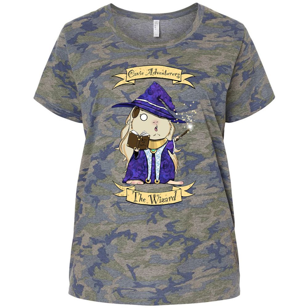 Ladies Curvy Jersey - YBJAUUJL - Vintage Camo - 5