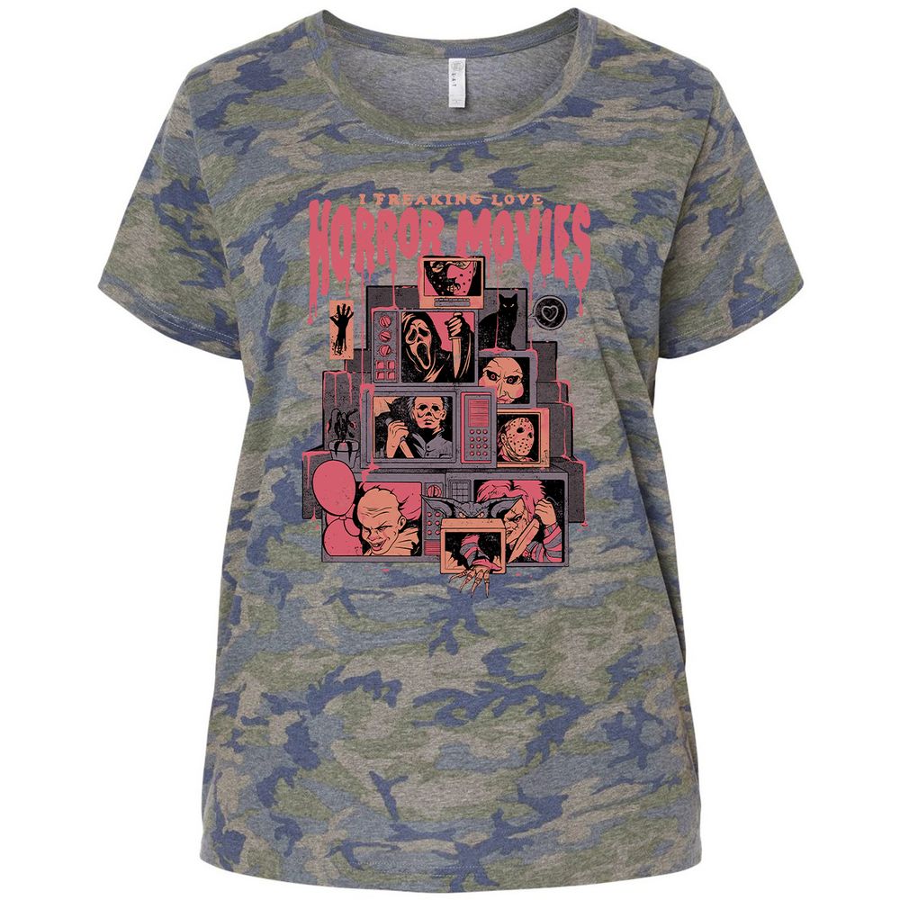 Ladies Curvy Jersey - ECPMW2BY - Vintage Camo - 5