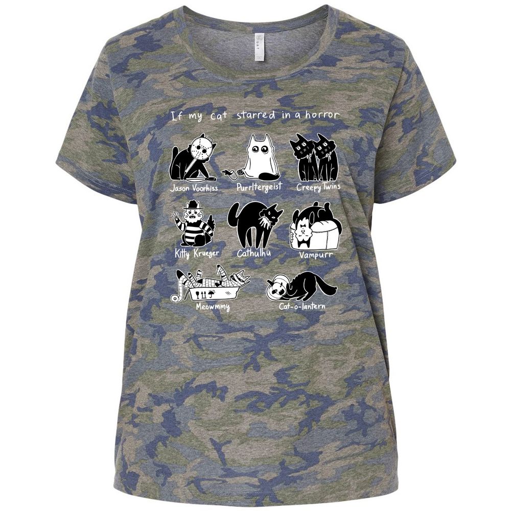 Ladies Curvy Jersey - GNR8XWEB - Vintage Camo - 5