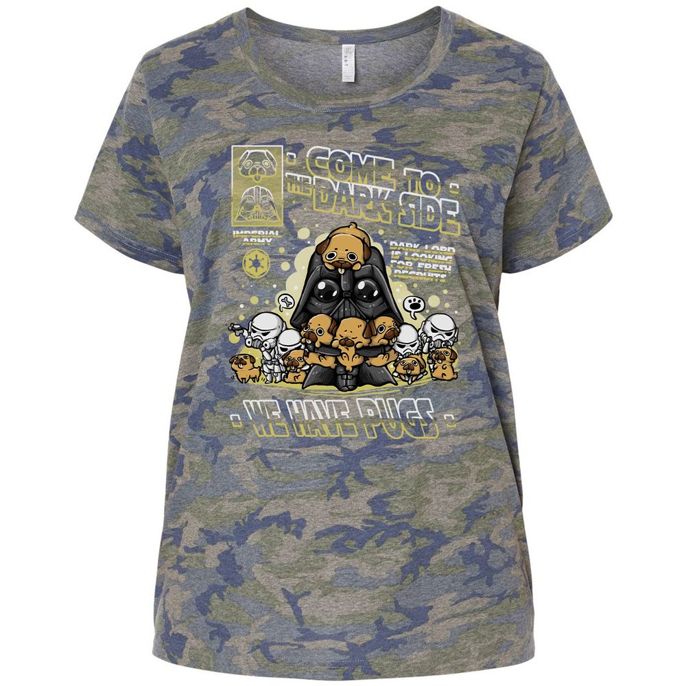 Ladies Curvy Jersey - DGL6QJTY - Vintage Camo - 5