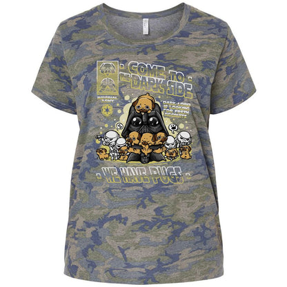 Ladies Curvy Jersey - DGL6QJTY - Vintage Camo - 5
