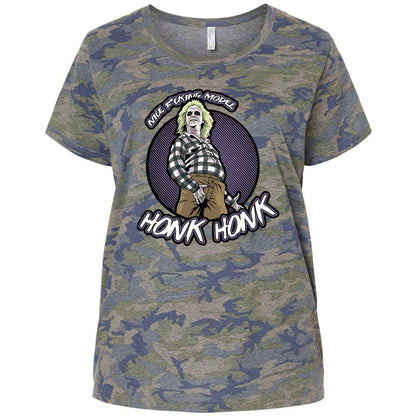 Ladies Curvy Jersey - SUHJYV7F - Vintage Camo - 5