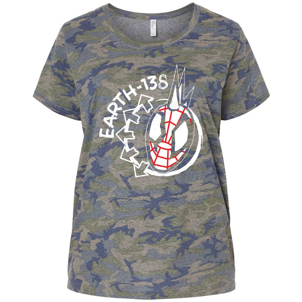 Ladies Curvy Jersey - H2XGDNYP - Vintage Camo - 5