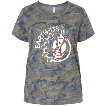 Ladies Curvy Jersey - H2XGDNYP - Vintage Camo - 5