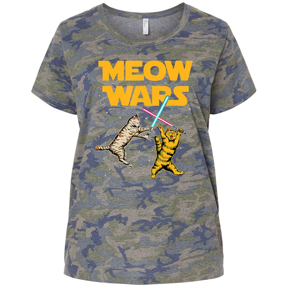 Ladies Curvy Jersey - DY5NLACB - Vintage Camo - 5