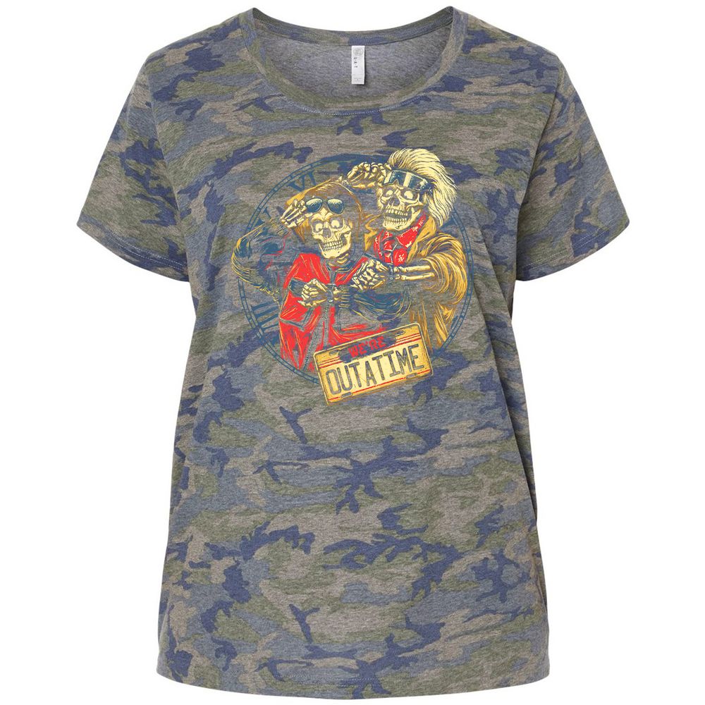 Ladies Curvy Jersey - 325PQW2X - Vintage Camo - 5