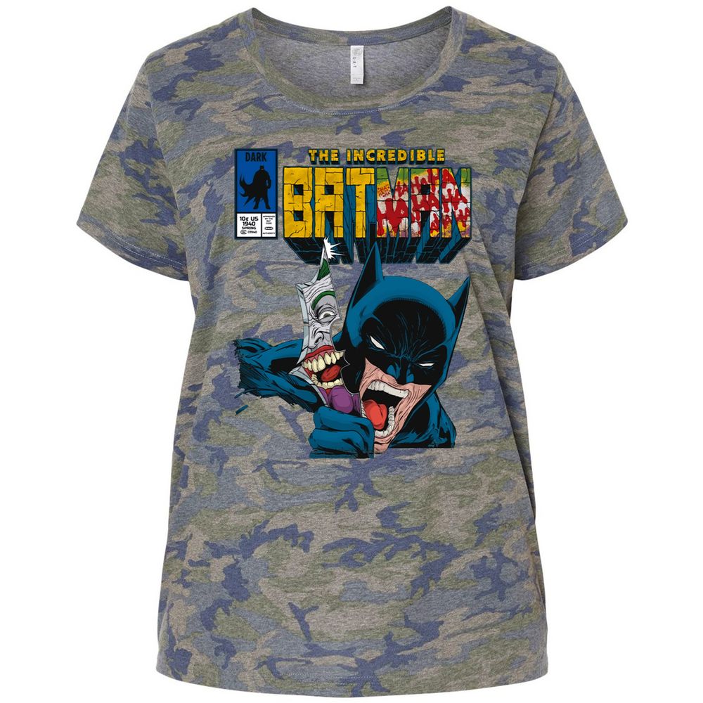 Ladies Curvy Jersey - Q8DNCT5W - Vintage Camo - 5